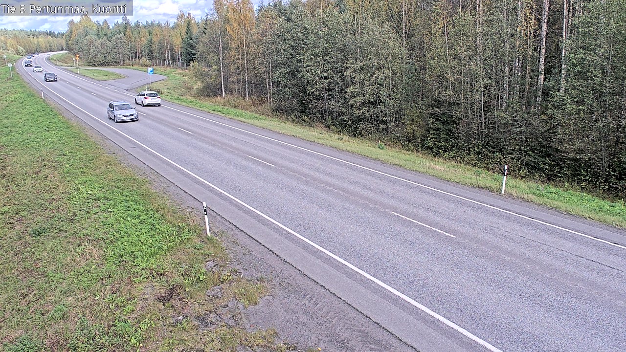 Weather Camera Image Road 5 Pertunmaa, Kuortti, Pertunmaa, Etelä-Savo