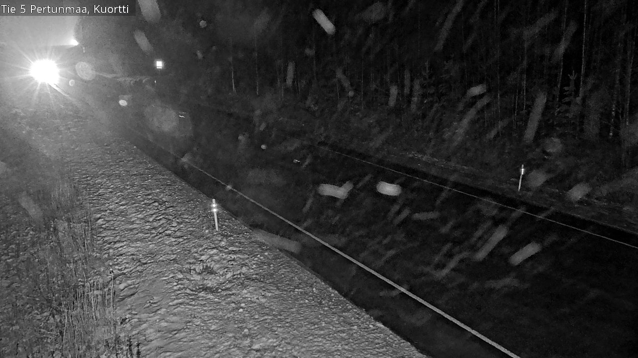 Weather Camera Image Väg 5 Pertunmaa, Kuortti, Pertunmaa, Etelä-Savo