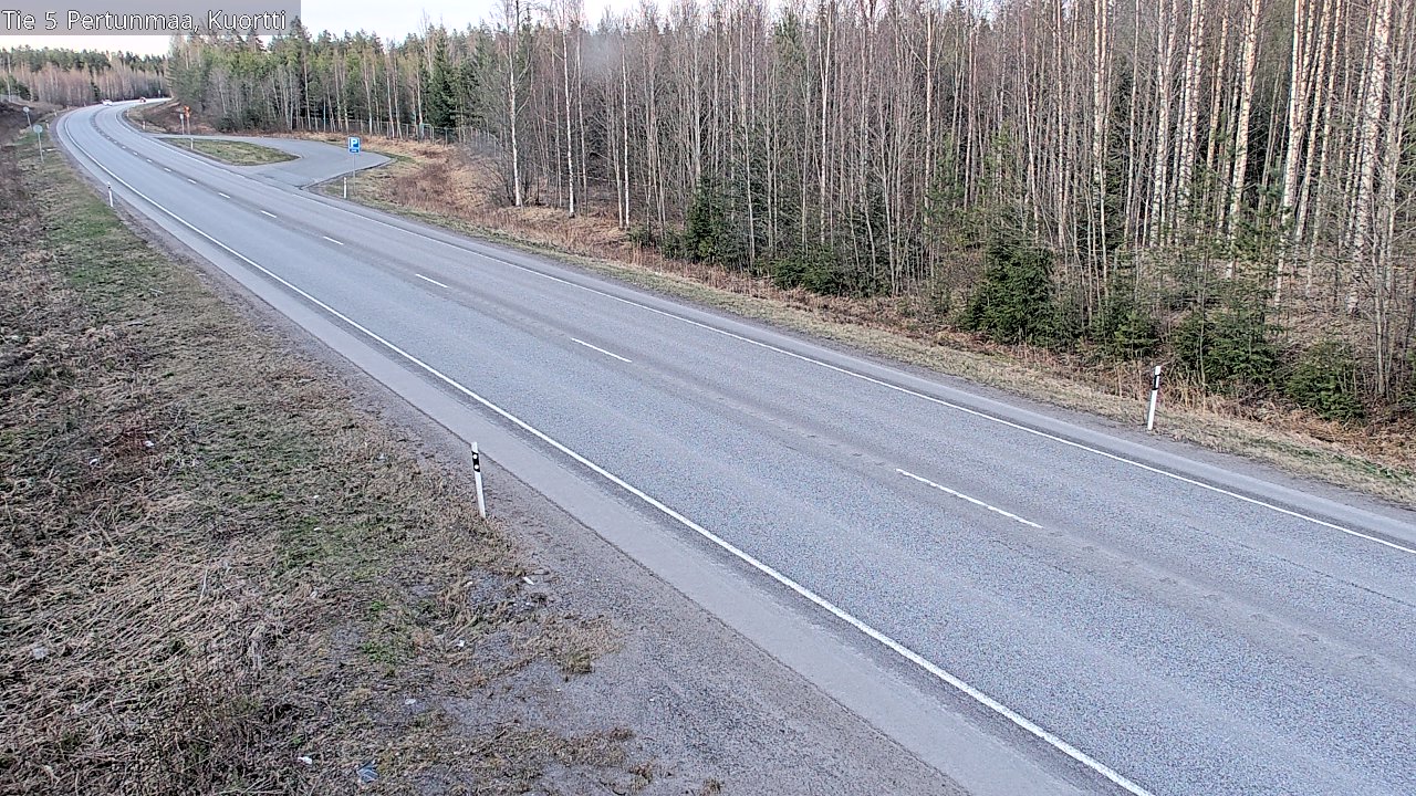 Weather Camera Image Väg 5 Pertunmaa, Kuortti, Pertunmaa, Etelä-Savo