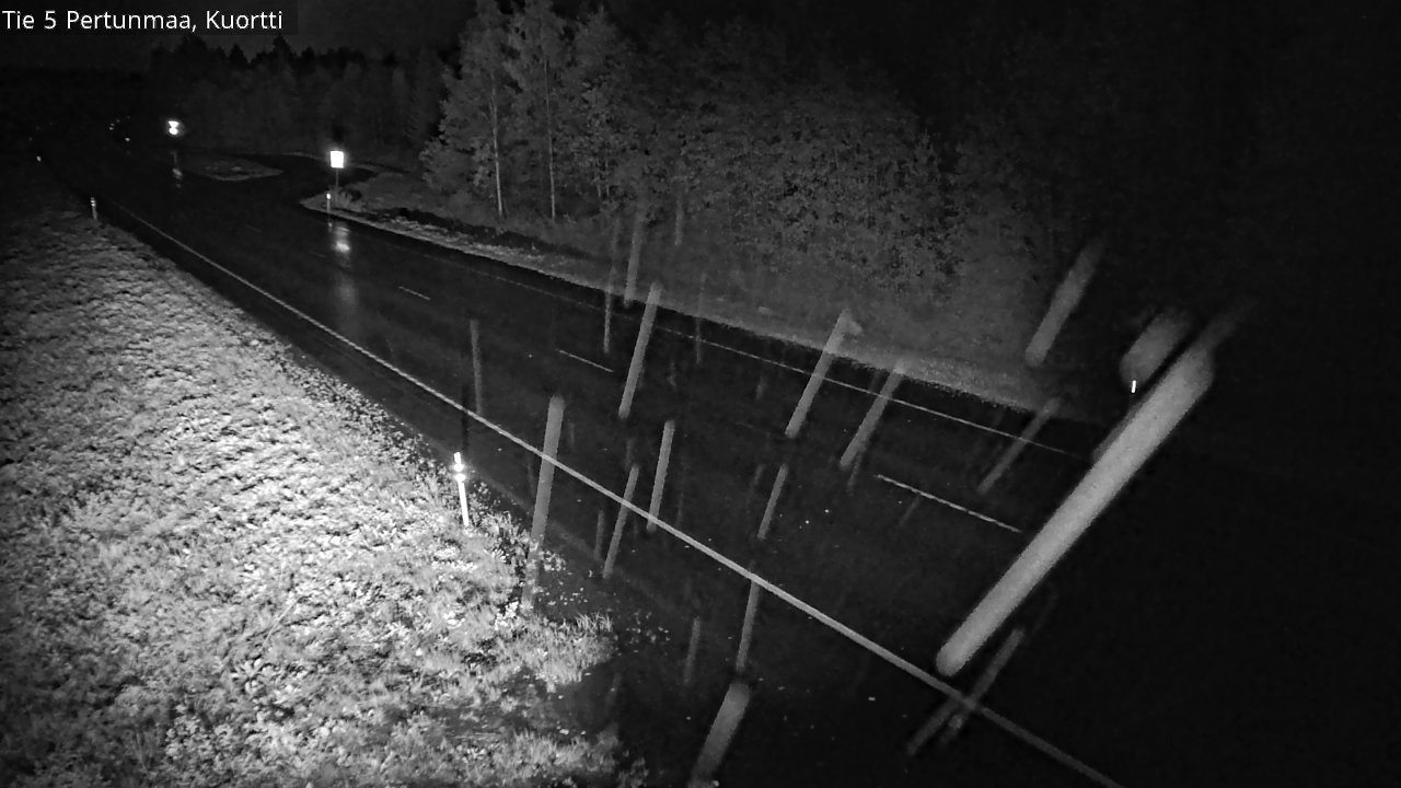 Weather Camera Image Väg 5 Pertunmaa, Kuortti, Pertunmaa, Etelä-Savo