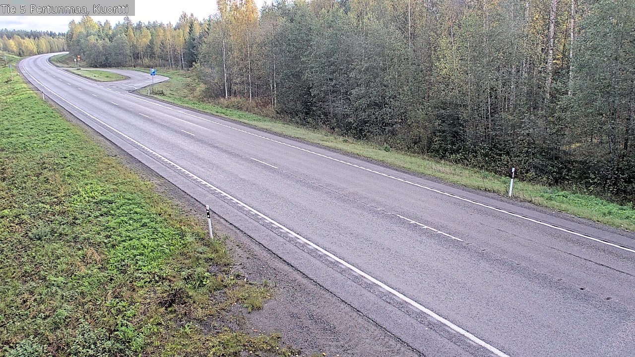 Weather Camera Image Väg 5 Pertunmaa, Kuortti, Pertunmaa, Etelä-Savo