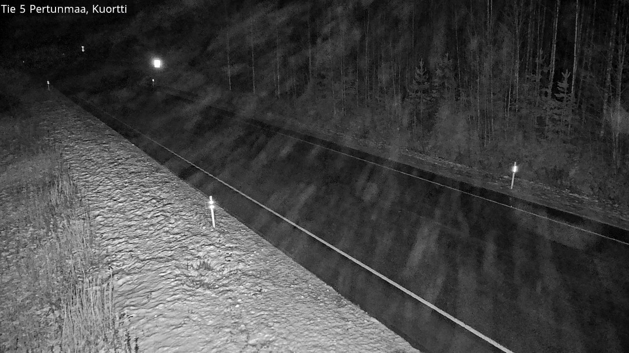 Weather Camera Image Väg 5 Pertunmaa, Kuortti, Pertunmaa, Etelä-Savo