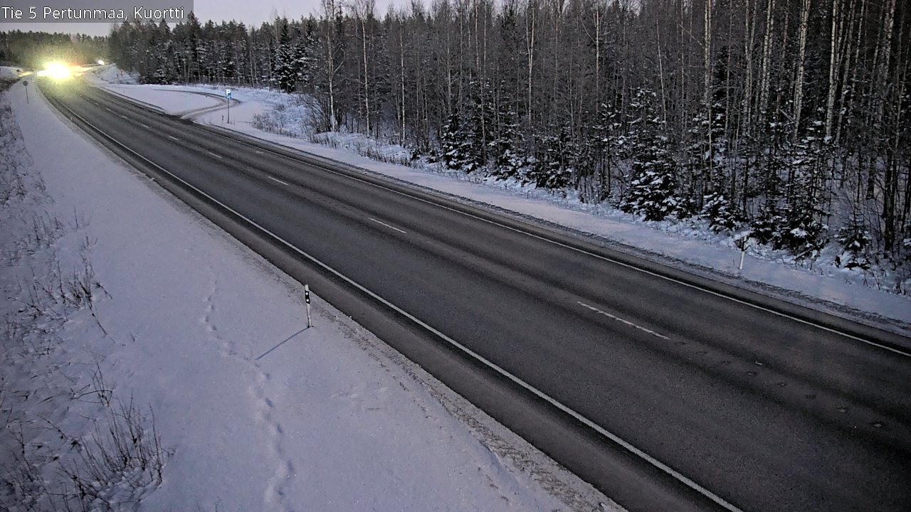 Weather Camera Image Road 5 Pertunmaa, Kuortti, Pertunmaa, Etelä-Savo