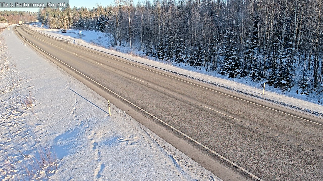Weather Camera Image Road 5 Pertunmaa, Kuortti, Pertunmaa, Etelä-Savo