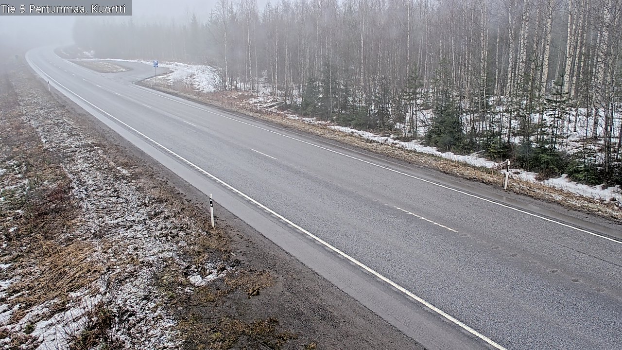 Weather Camera Image Road 5 Pertunmaa, Kuortti, Pertunmaa, Etelä-Savo