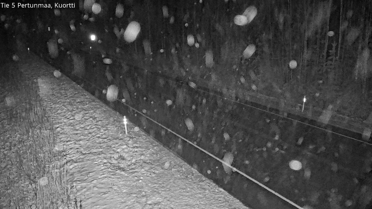 Weather Camera Image Väg 5 Pertunmaa, Kuortti, Pertunmaa, Etelä-Savo