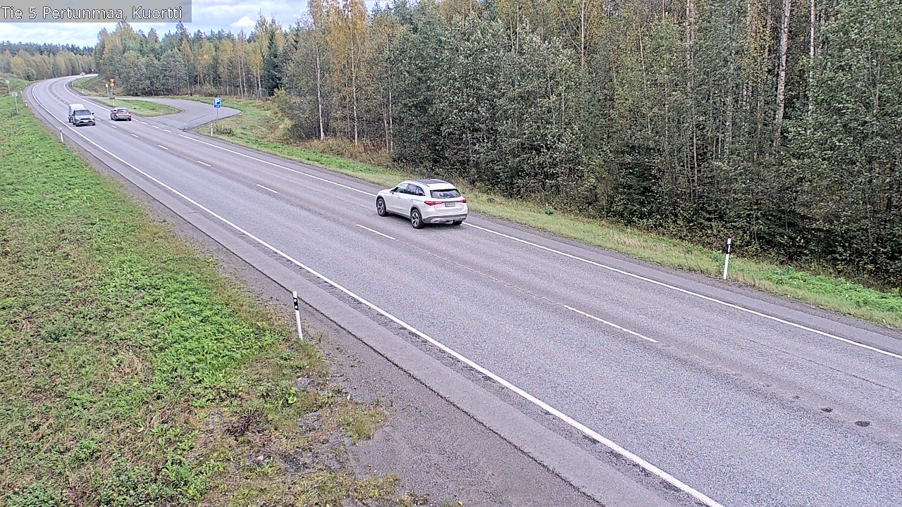 Weather Camera Image Väg 5 Pertunmaa, Kuortti, Pertunmaa, Etelä-Savo