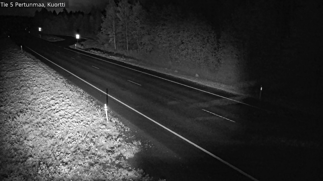 Weather Camera Image Väg 5 Pertunmaa, Kuortti, Pertunmaa, Etelä-Savo