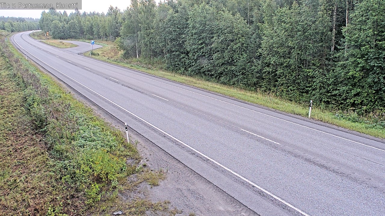 Weather Camera Image Road 5 Pertunmaa, Kuortti, Pertunmaa, Etelä-Savo