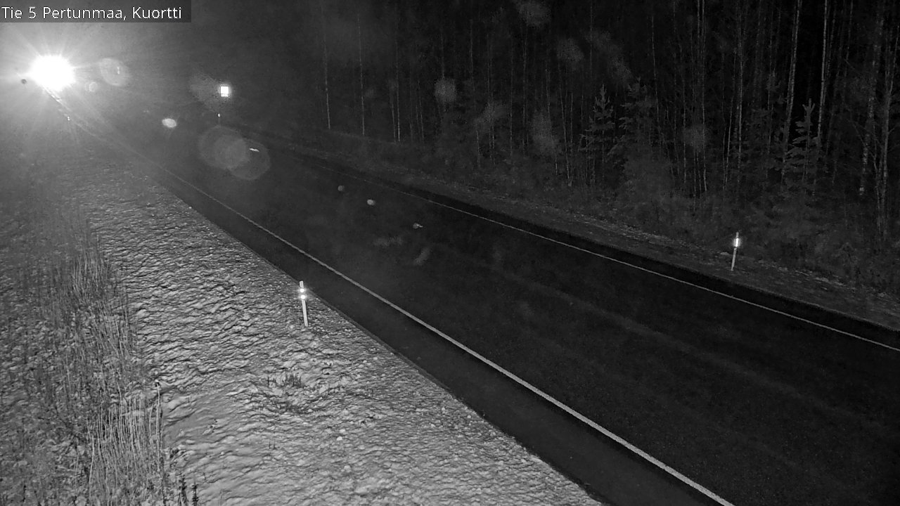 Weather Camera Image Väg 5 Pertunmaa, Kuortti, Pertunmaa, Etelä-Savo