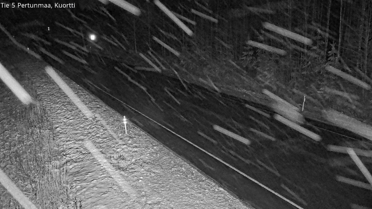 Weather Camera Image Väg 5 Pertunmaa, Kuortti, Pertunmaa, Etelä-Savo