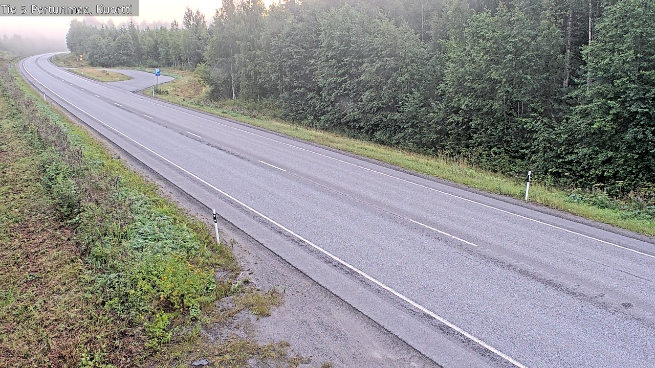 Weather Camera Image Road 5 Pertunmaa, Kuortti, Pertunmaa, Etelä-Savo