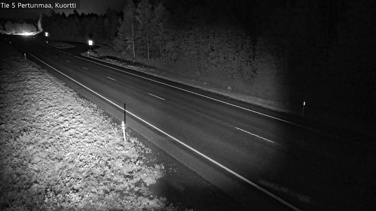 Weather Camera Image Väg 5 Pertunmaa, Kuortti, Pertunmaa, Etelä-Savo