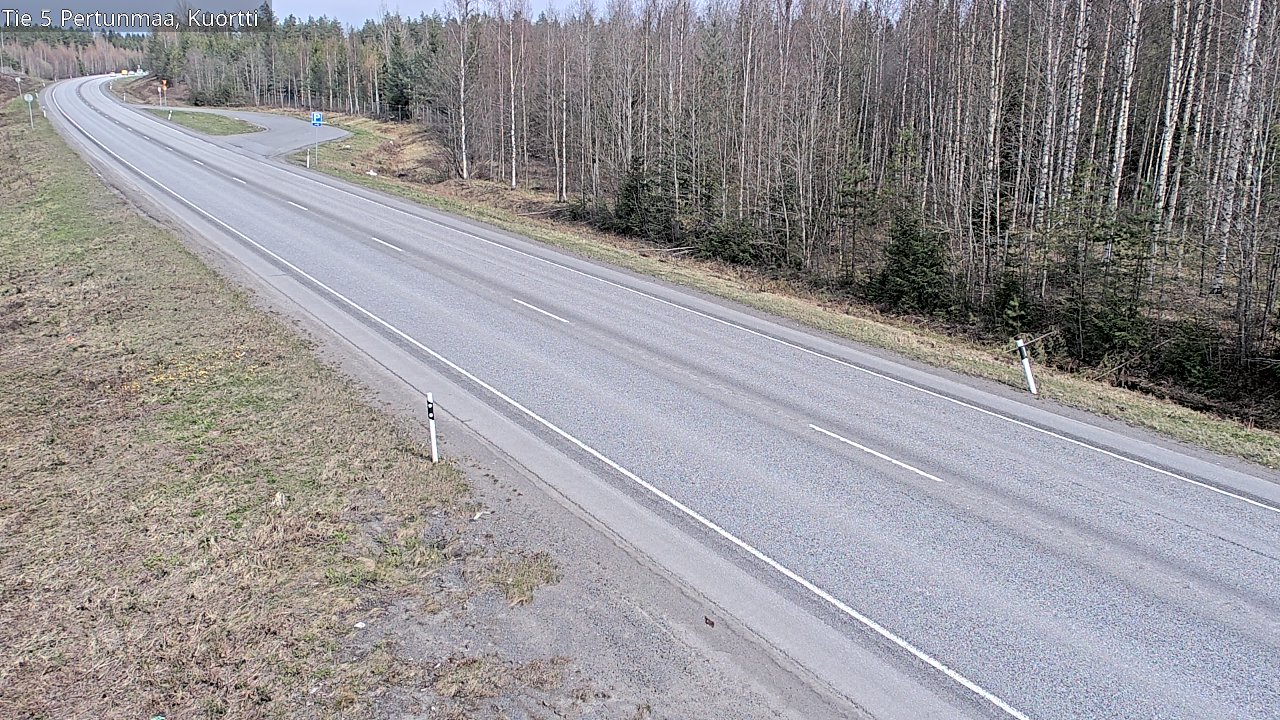 Weather Camera Image Road 5 Pertunmaa, Kuortti, Pertunmaa, Etelä-Savo