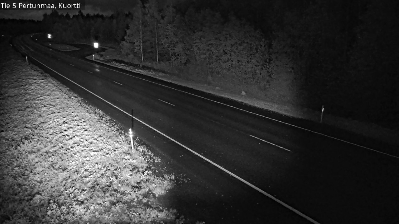 Weather Camera Image Väg 5 Pertunmaa, Kuortti, Pertunmaa, Etelä-Savo