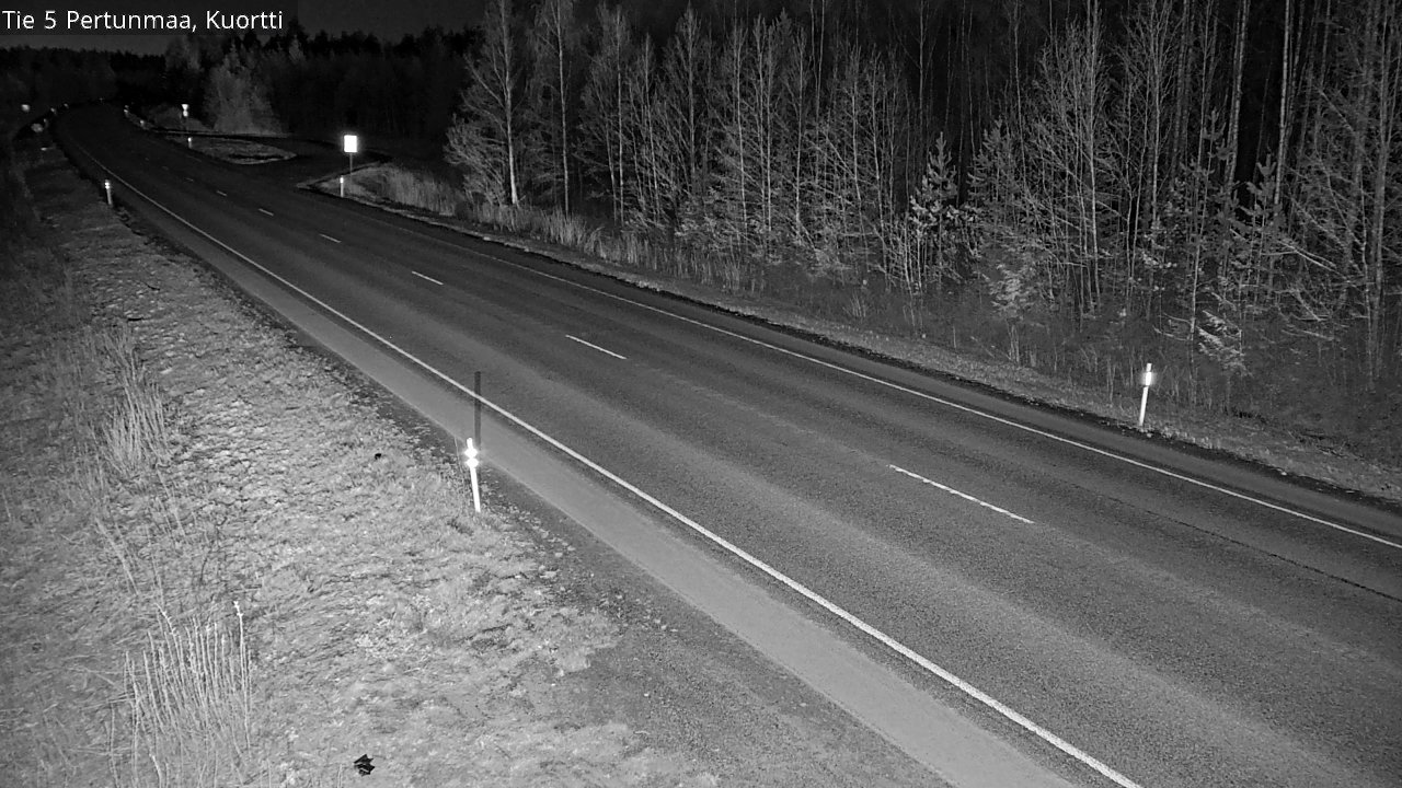 Weather Camera Image Väg 5 Pertunmaa, Kuortti, Pertunmaa, Etelä-Savo