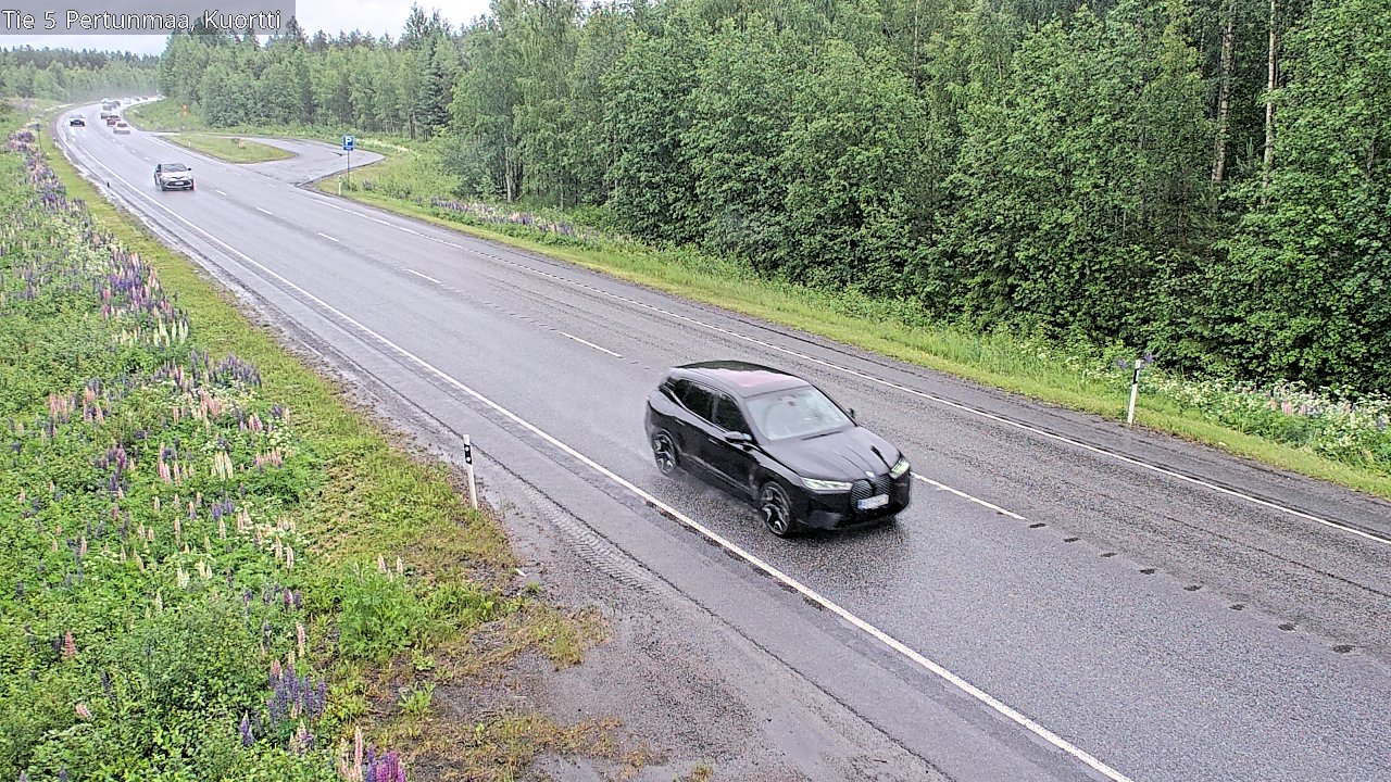 Weather Camera Image Väg 5 Pertunmaa, Kuortti, Pertunmaa, Etelä-Savo
