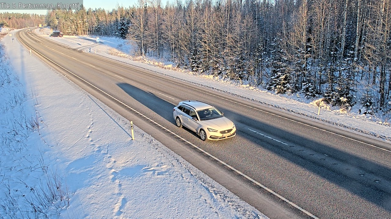 Weather Camera Image Road 5 Pertunmaa, Kuortti, Pertunmaa, Etelä-Savo