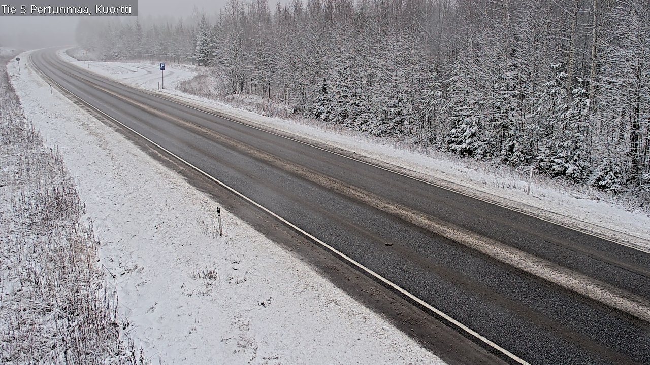 Weather Camera Image Väg 5 Pertunmaa, Kuortti, Pertunmaa, Etelä-Savo