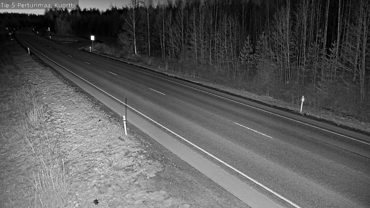 Weather Camera Image Väg 5 Pertunmaa, Kuortti, Pertunmaa, Etelä-Savo