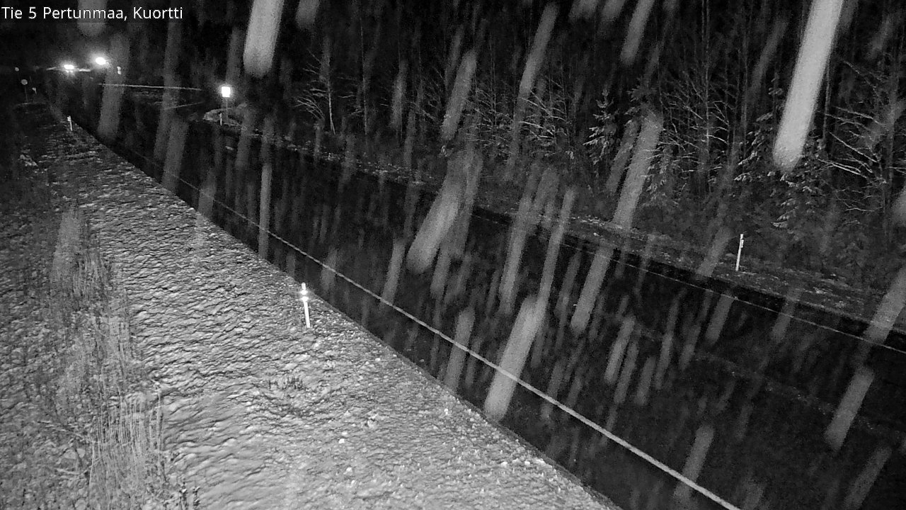 Weather Camera Image Väg 5 Pertunmaa, Kuortti, Pertunmaa, Etelä-Savo