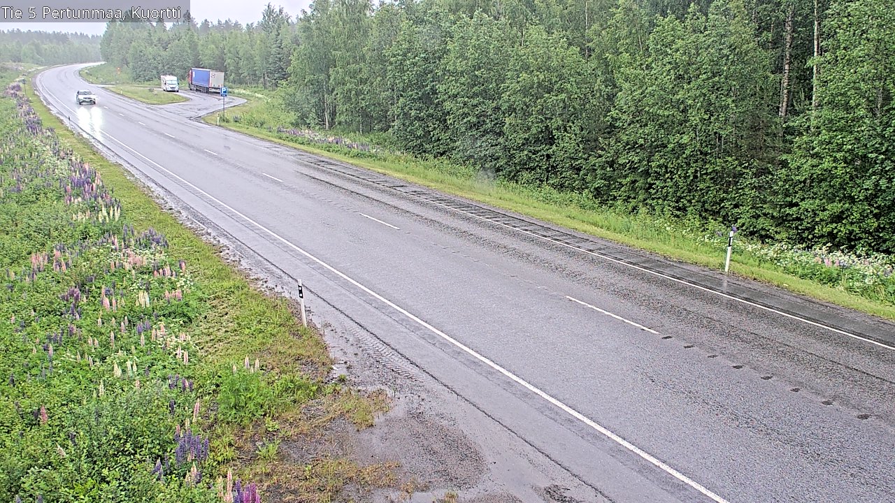 Kelikamerat Kuva Tie 5 Pertunmaa, Kuortti, Pertunmaa, Etelä-Savo