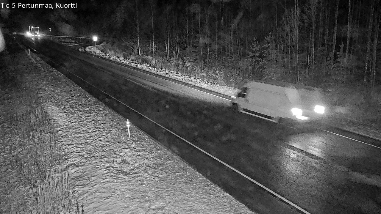 Weather Camera Image Väg 5 Pertunmaa, Kuortti, Pertunmaa, Etelä-Savo