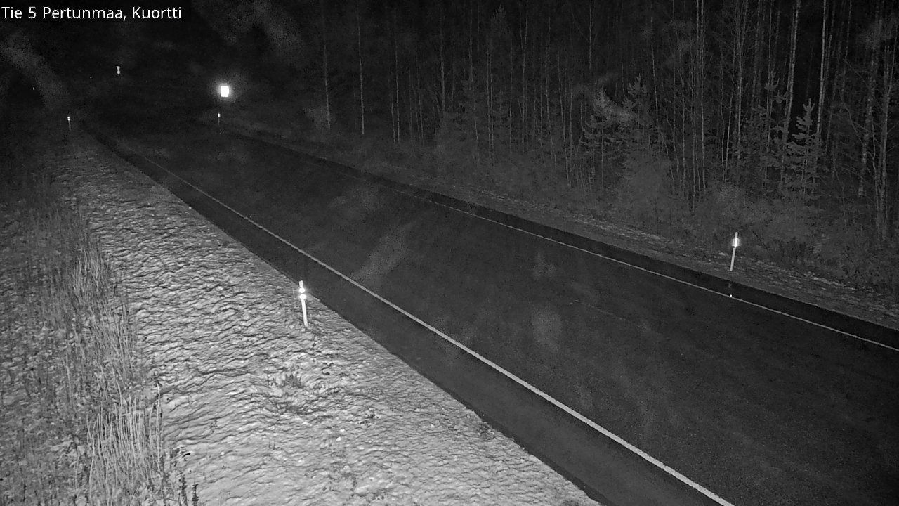 Weather Camera Image Väg 5 Pertunmaa, Kuortti, Pertunmaa, Etelä-Savo