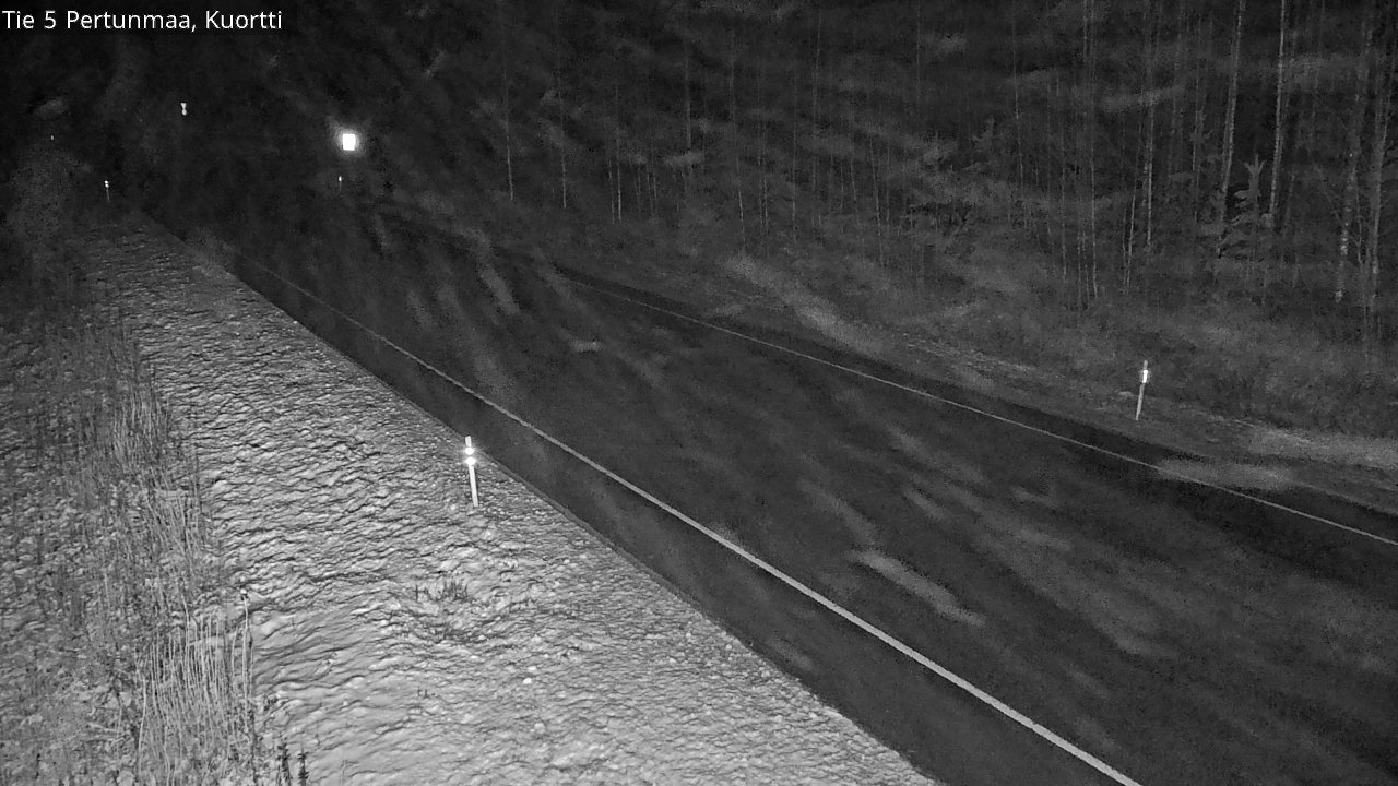 Weather Camera Image Väg 5 Pertunmaa, Kuortti, Pertunmaa, Etelä-Savo