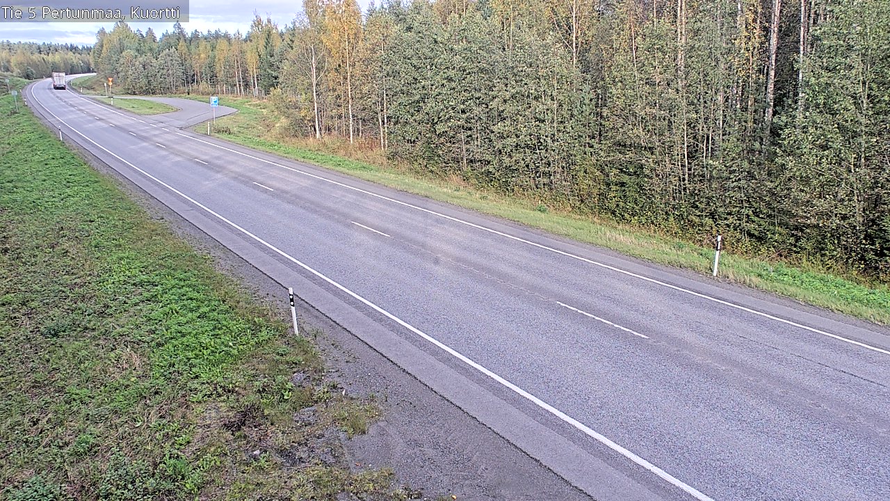 Weather Camera Image Väg 5 Pertunmaa, Kuortti, Pertunmaa, Etelä-Savo
