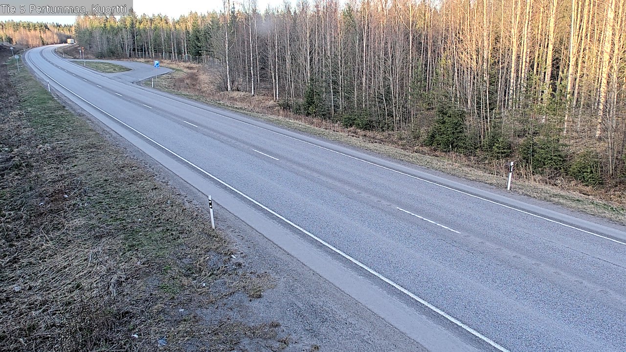 Weather Camera Image Väg 5 Pertunmaa, Kuortti, Pertunmaa, Etelä-Savo