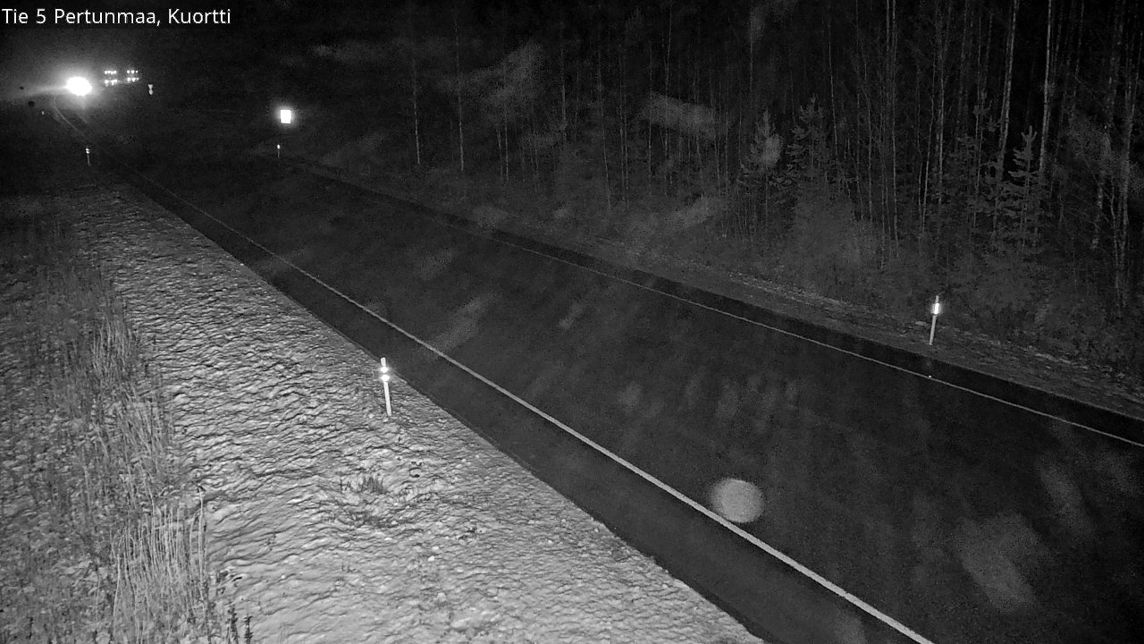 Weather Camera Image Väg 5 Pertunmaa, Kuortti, Pertunmaa, Etelä-Savo