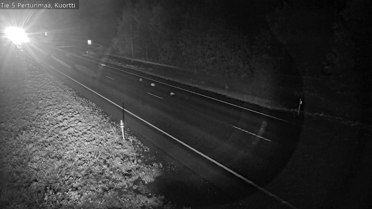 Weather Camera Image Väg 5 Pertunmaa, Kuortti, Pertunmaa, Etelä-Savo