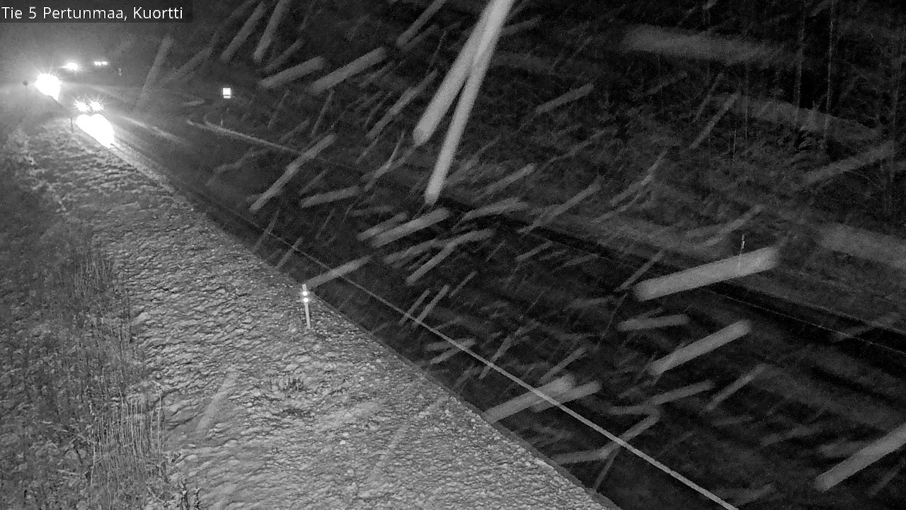 Weather Camera Image Väg 5 Pertunmaa, Kuortti, Pertunmaa, Etelä-Savo