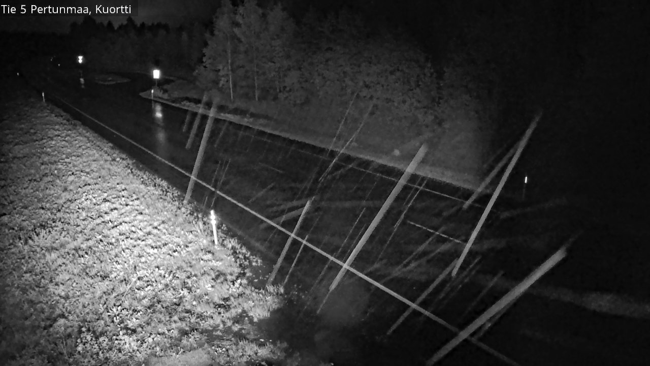 Weather Camera Image Väg 5 Pertunmaa, Kuortti, Pertunmaa, Etelä-Savo