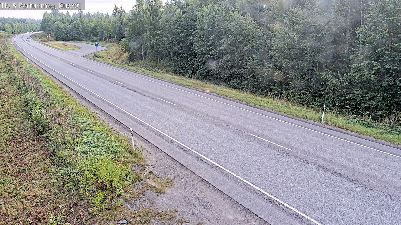 Weather Camera Image Väg 5 Pertunmaa, Kuortti, Pertunmaa, Etelä-Savo