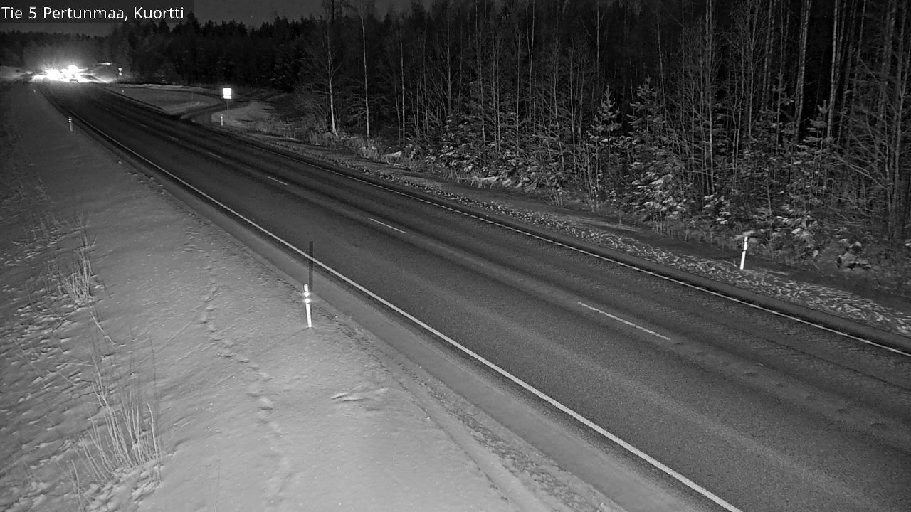 Weather Camera Image Road 5 Pertunmaa, Kuortti, Pertunmaa, Etelä-Savo