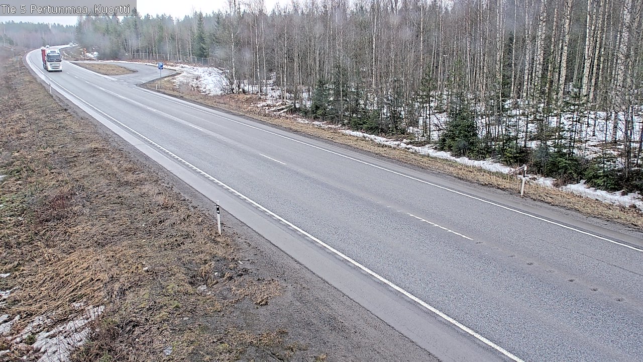 Weather Camera Image Road 5 Pertunmaa, Kuortti, Pertunmaa, Etelä-Savo