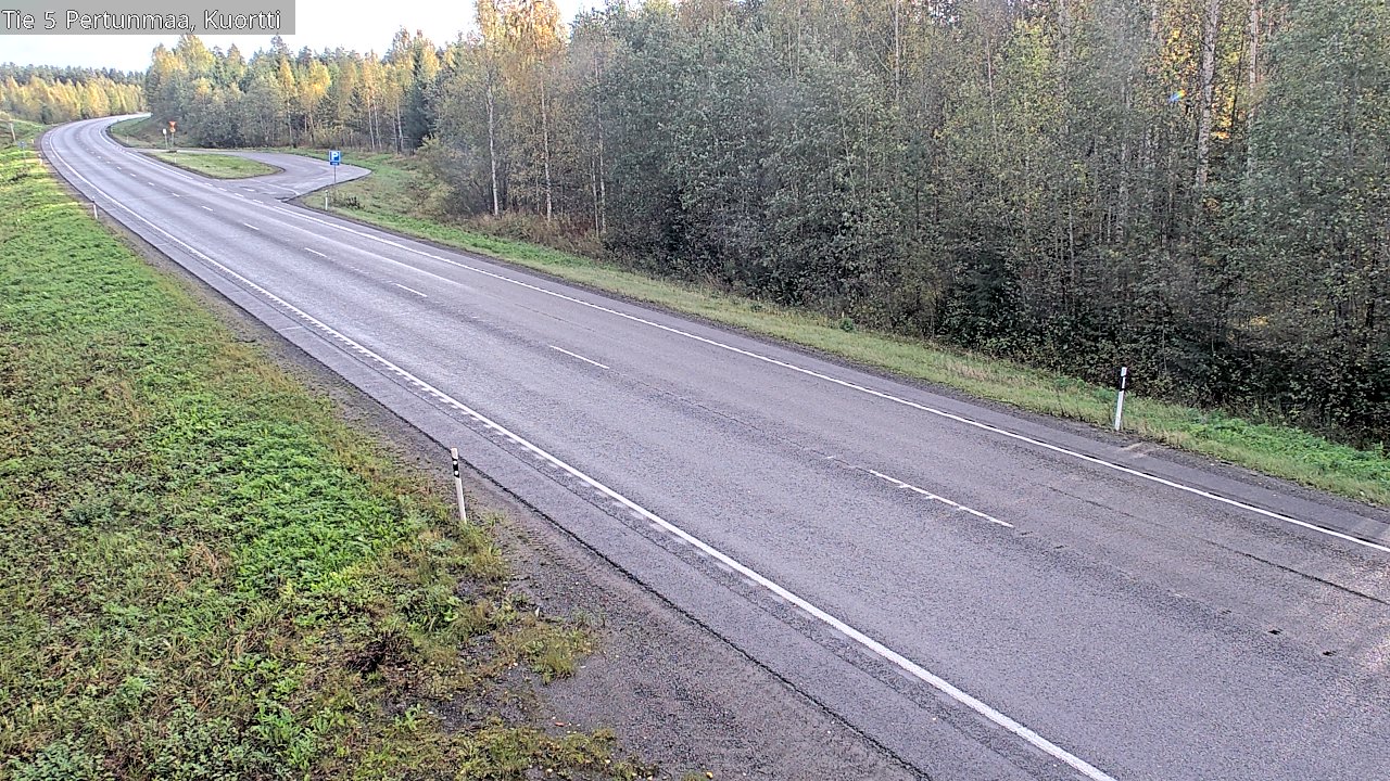 Weather Camera Image Väg 5 Pertunmaa, Kuortti, Pertunmaa, Etelä-Savo