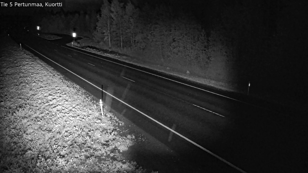Weather Camera Image Väg 5 Pertunmaa, Kuortti, Pertunmaa, Etelä-Savo