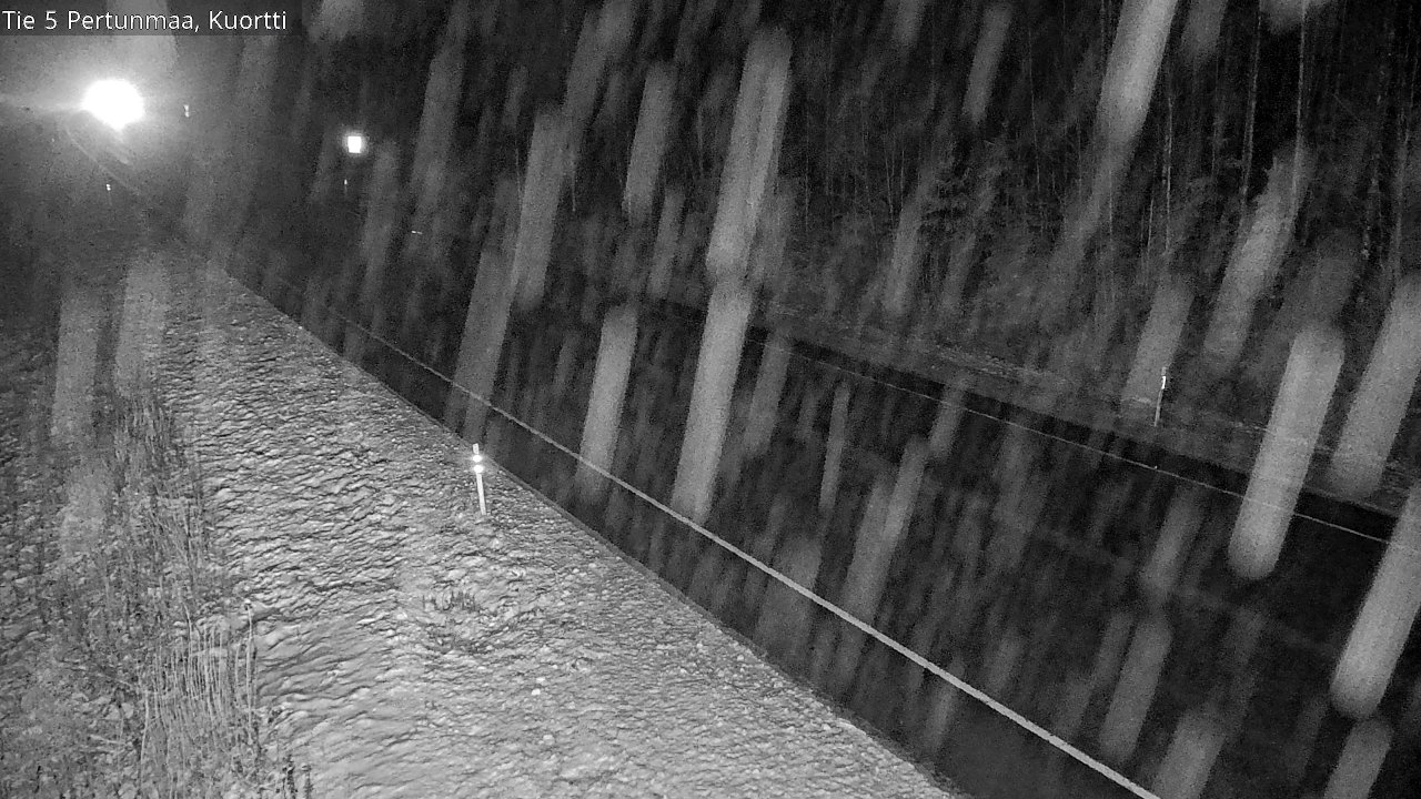 Weather Camera Image Väg 5 Pertunmaa, Kuortti, Pertunmaa, Etelä-Savo