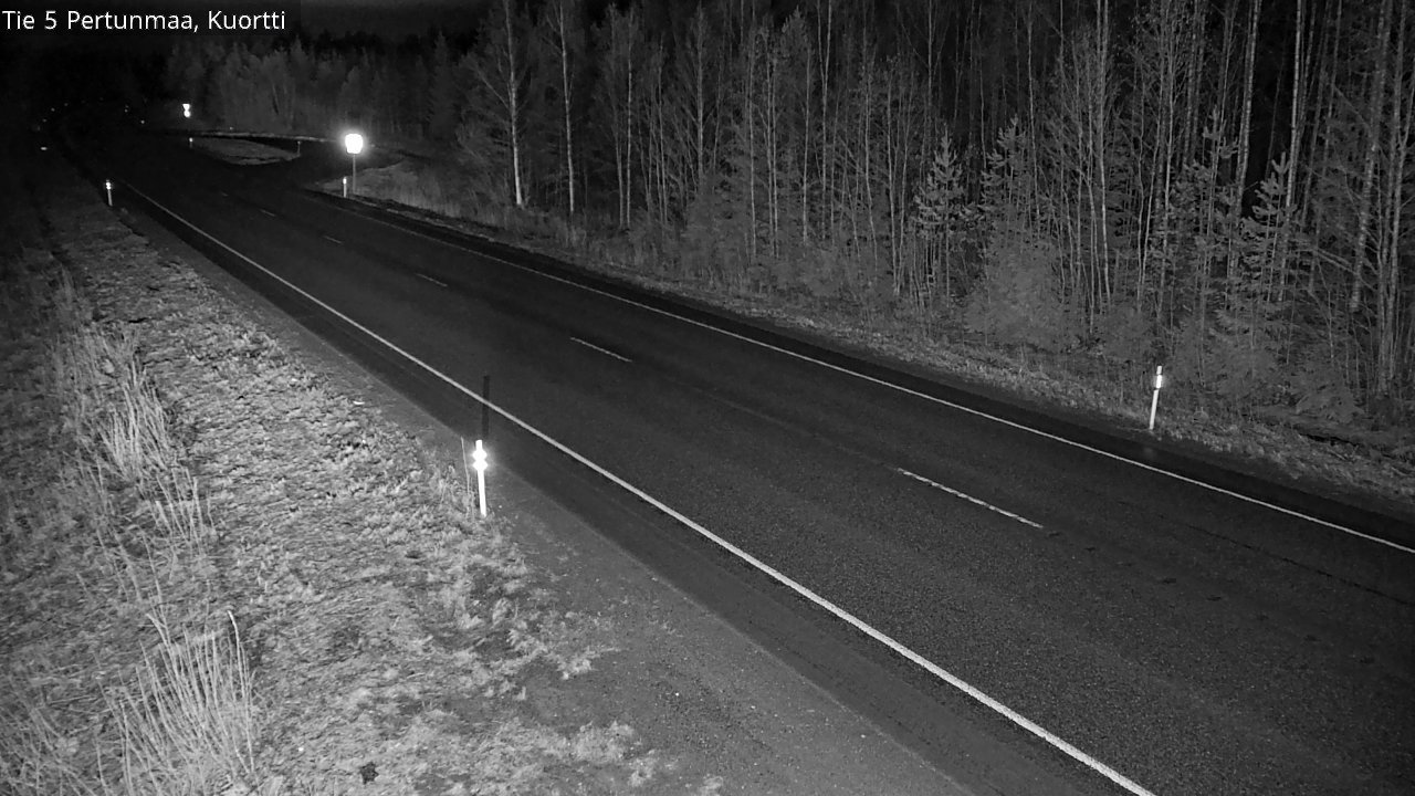 Weather Camera Image Road 5 Pertunmaa, Kuortti, Pertunmaa, Etelä-Savo