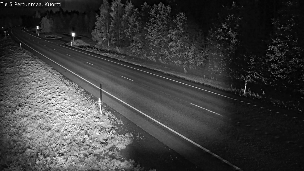 Weather Camera Image Väg 5 Pertunmaa, Kuortti, Pertunmaa, Etelä-Savo