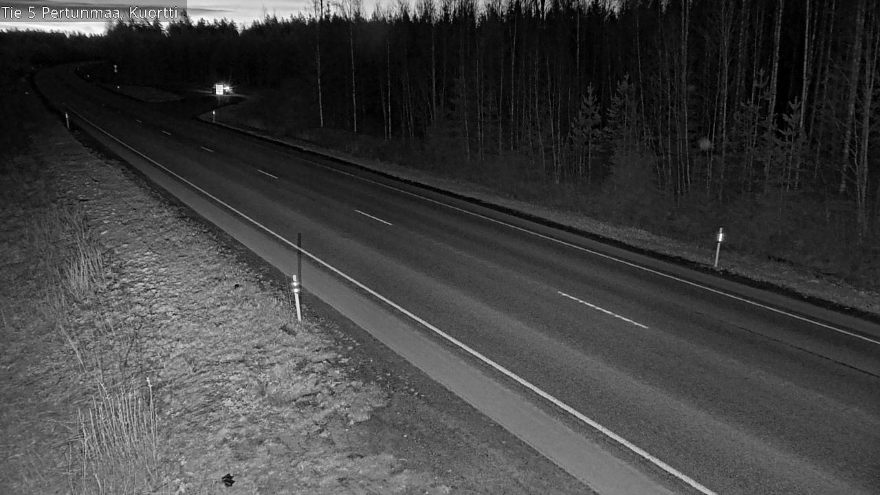 Weather Camera Image Väg 5 Pertunmaa, Kuortti, Pertunmaa, Etelä-Savo