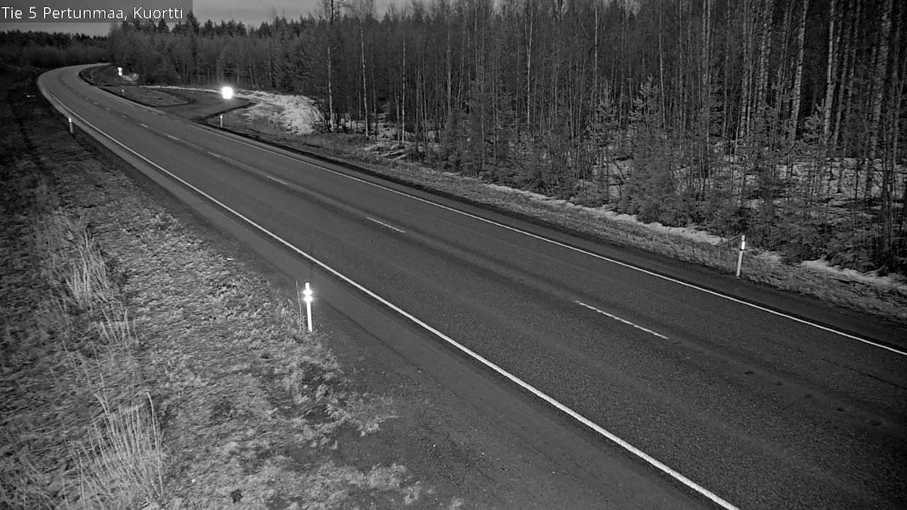 Weather Camera Image Road 5 Pertunmaa, Kuortti, Pertunmaa, Etelä-Savo