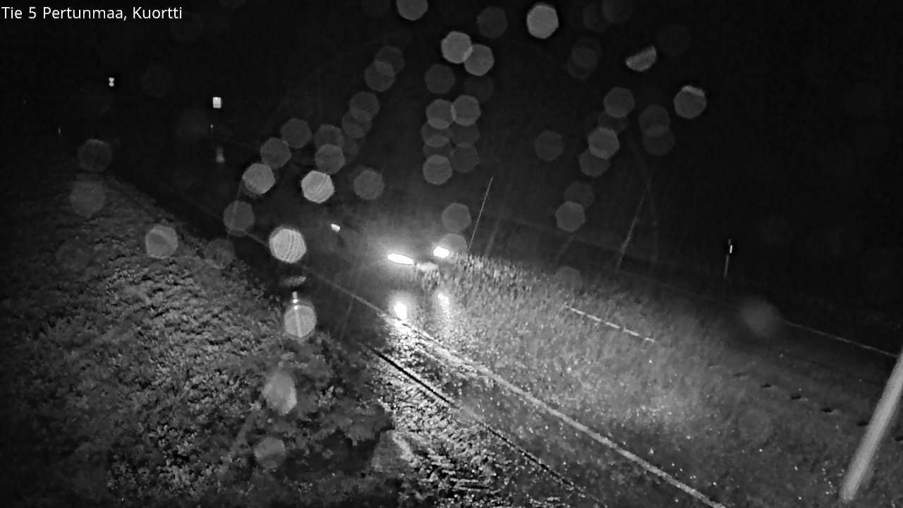Weather Camera Image Väg 5 Pertunmaa, Kuortti, Pertunmaa, Etelä-Savo