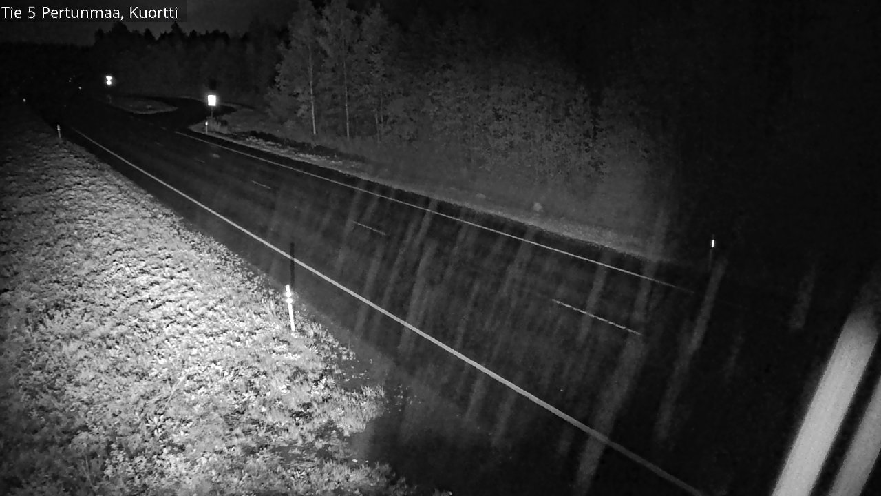 Weather Camera Image Väg 5 Pertunmaa, Kuortti, Pertunmaa, Etelä-Savo