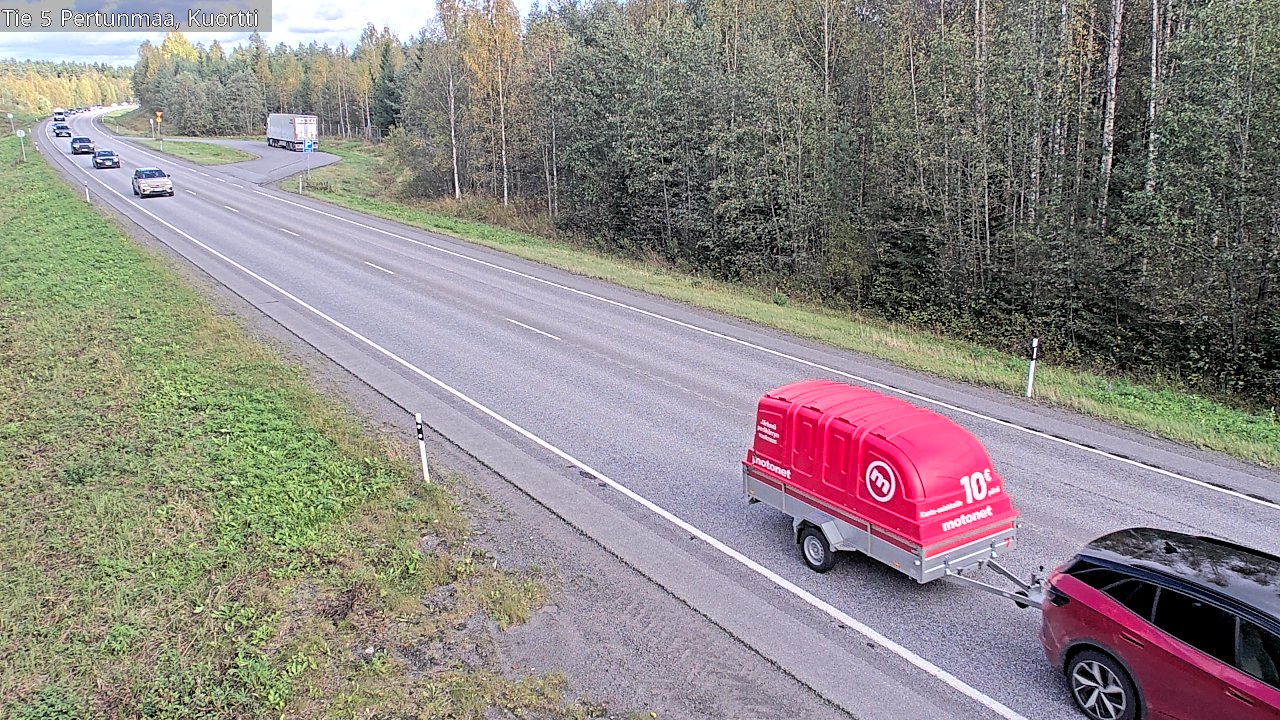 Weather Camera Image Road 5 Pertunmaa, Kuortti, Pertunmaa, Etelä-Savo