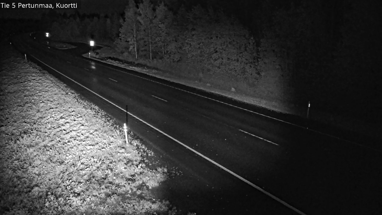Weather Camera Image Väg 5 Pertunmaa, Kuortti, Pertunmaa, Etelä-Savo