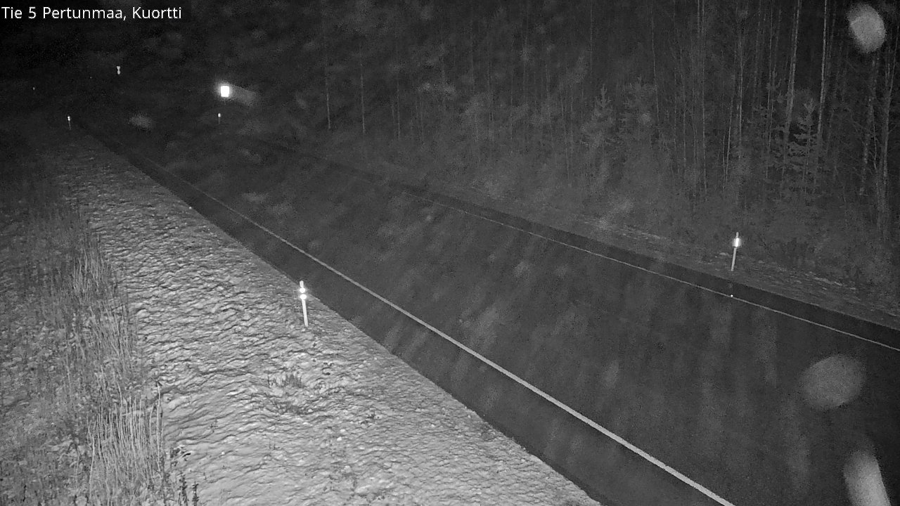 Weather Camera Image Väg 5 Pertunmaa, Kuortti, Pertunmaa, Etelä-Savo